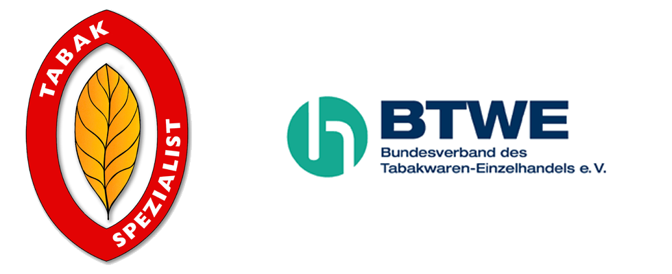 Logo Tabak-Spezialist und Logo Bundeverband des Tabakwaren-Einzelhandels e.V.