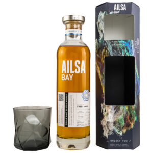 Ailsa Bay Sweet Smoke – Geschenkset mit Glas 0,7l